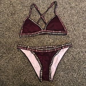 Maroon Victoria Secret Bikini